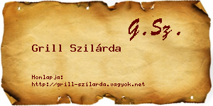 Grill Szilárda névjegykártya